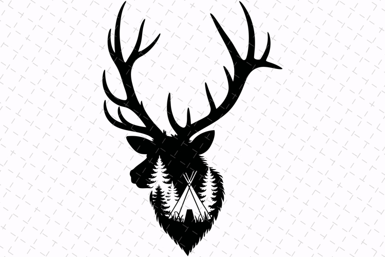Deer Silhouette Svg Image 12