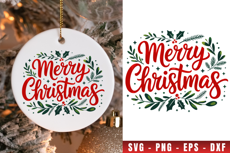 Merry Christmas Tree Svg Image 5
