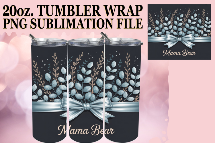 Bright Nights 20oz tumbler wrap, Mother's Day