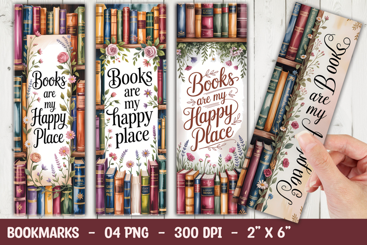 Happy Place Bookmark Sublimation