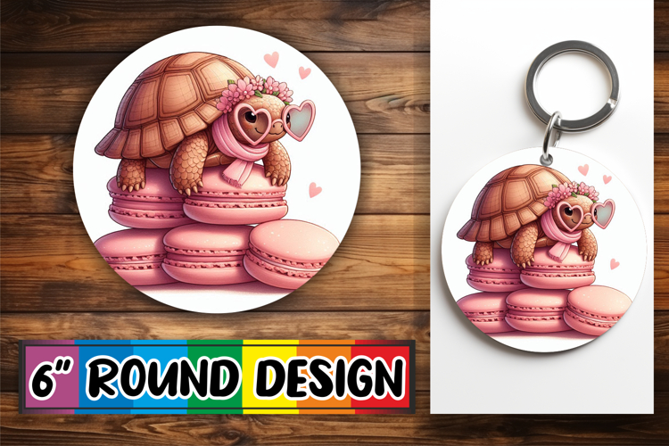Enchanted Circle Keychain, Turtle