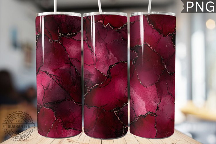 Alcohol Ink Tumbler Wrap
