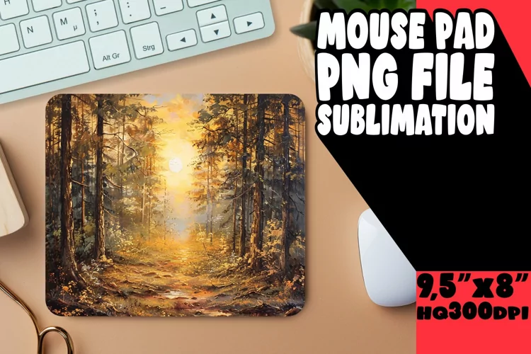 Beauty in Nature Mouse Pad Sublimation