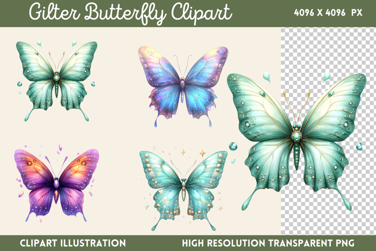 Butterfly Sublimation Designs Image 11