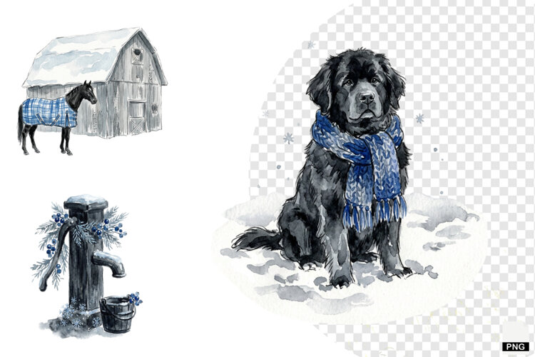 Winter Harvest Clipart example image 1