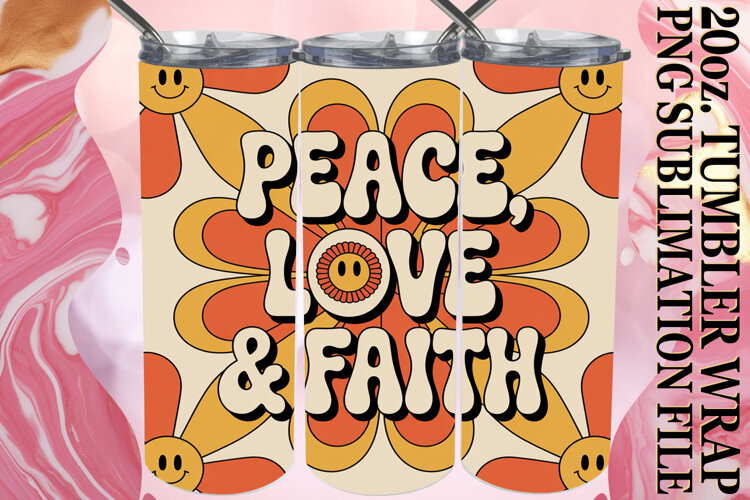 Lively adventures 20oz tumbler wrap, Religious example image 1