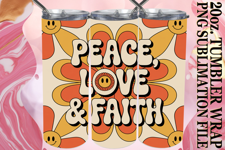 Lively adventures 20oz tumbler wrap, Religious