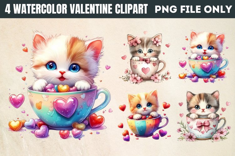 Cute Cat Clipart Image 21