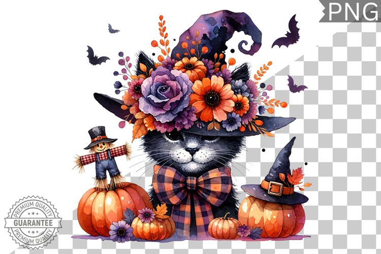 Halloween Cat Clipart Image 7