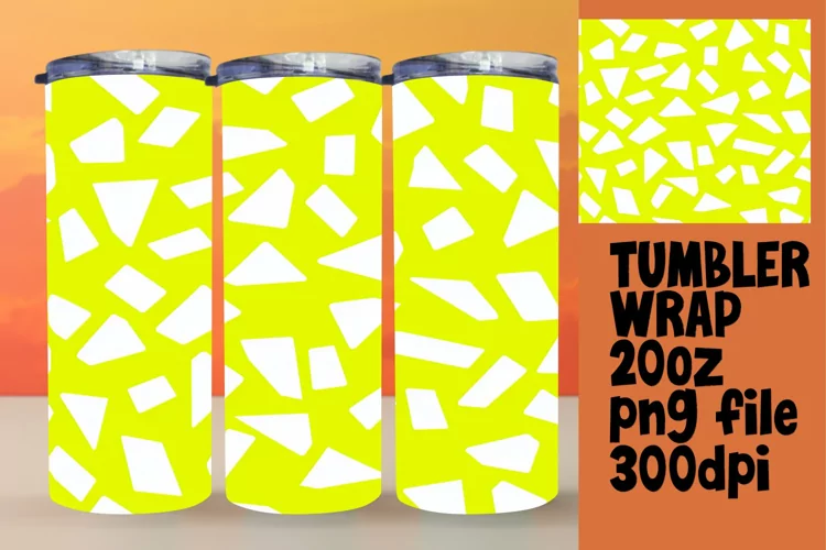 Abstract Neon Spectrum Tumblers 20oz