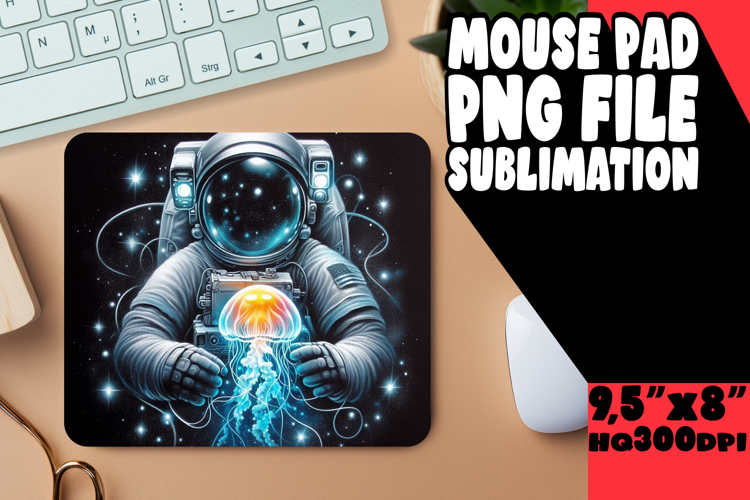 CHEERFUL MOUSE MAT GIFT INSPIRATION, Astronaut