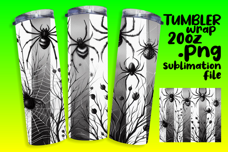 Trendy 20oz Tumbler Wrap File , Halloween