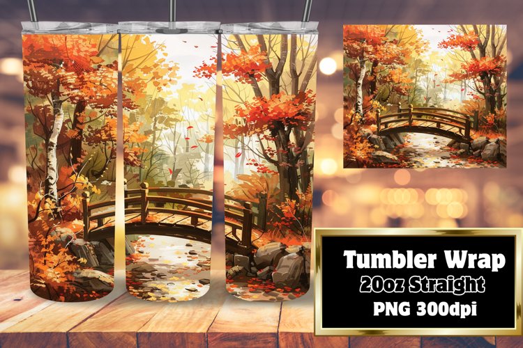 Fall Tumbler Wrap Image 4