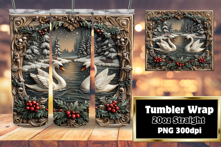 SLEEK 20oz Tumbler Design , Christmas