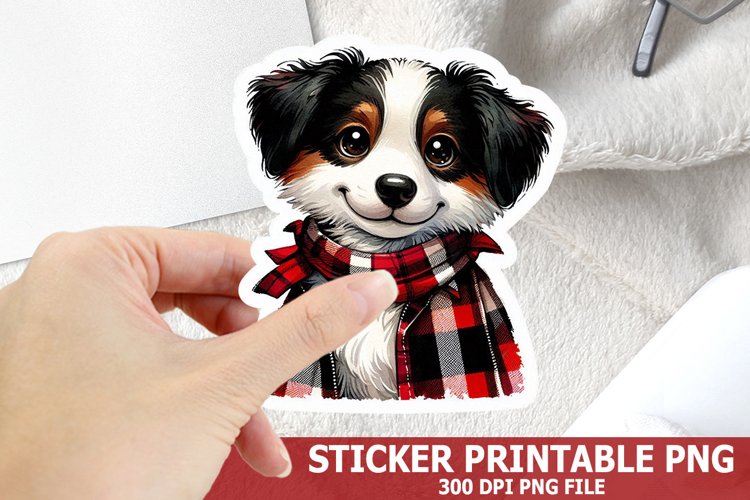 Christmas Dog Clipart Image 8