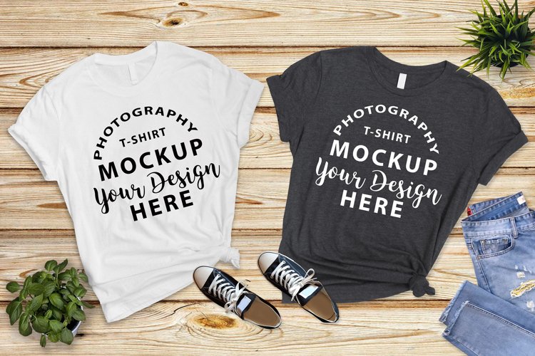 White Tshirt Mockup Image 10