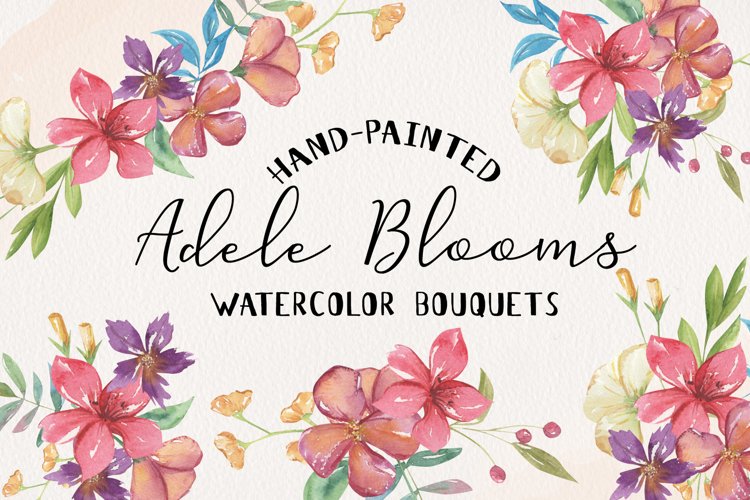 Watercolor Flowers Image 20