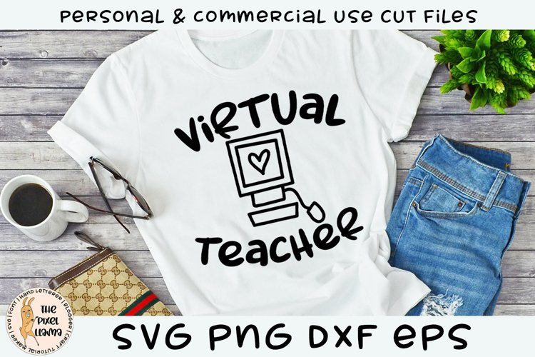 Virtual Teacher School SVG example image 1