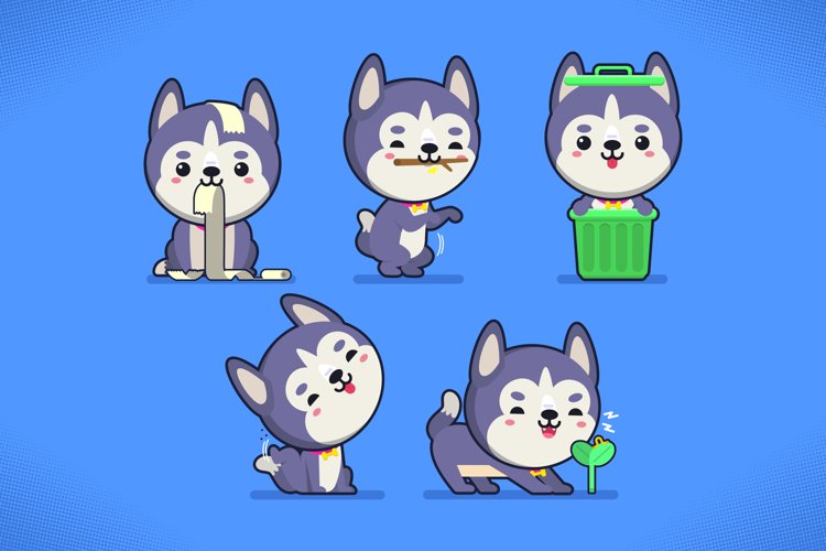 Cute Dog Illustration Image 23