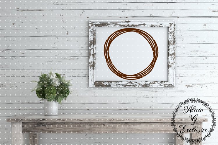 Wreath Monogram SVGs Image 8