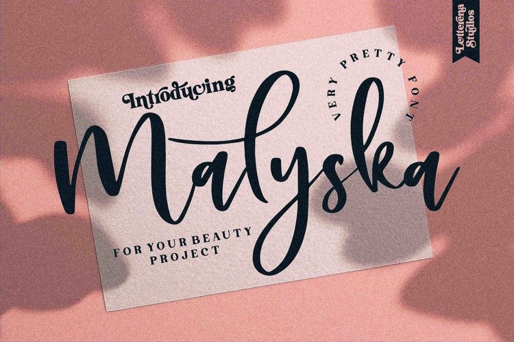 Malyska - Very Pretty Font example image 1