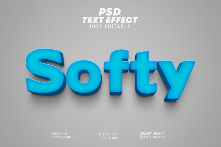 Softy Text Effect Style example image 1