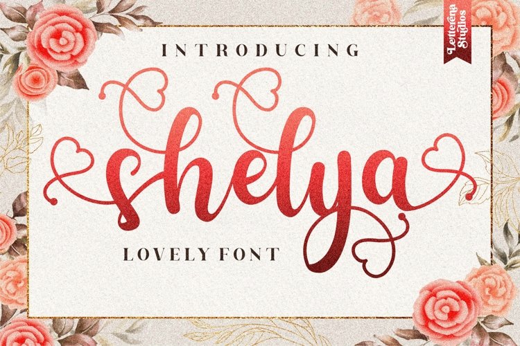 shelya - Beautiful Lovely Script Font example image 1