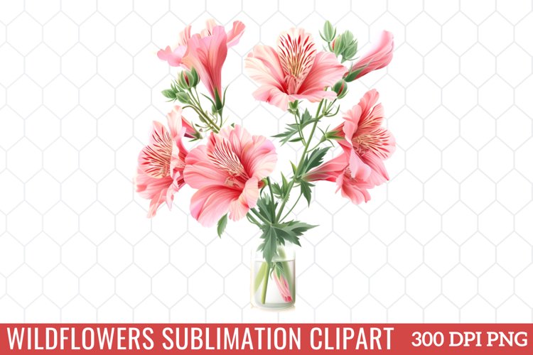 Wildflowers Sublimation Clipart