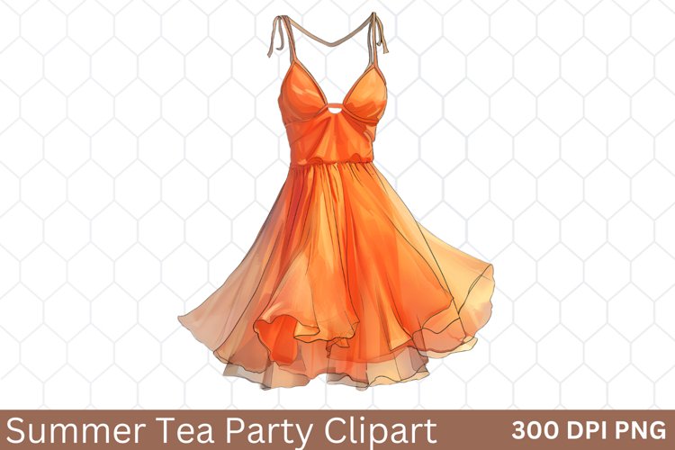 Summer Tea Party Clipart