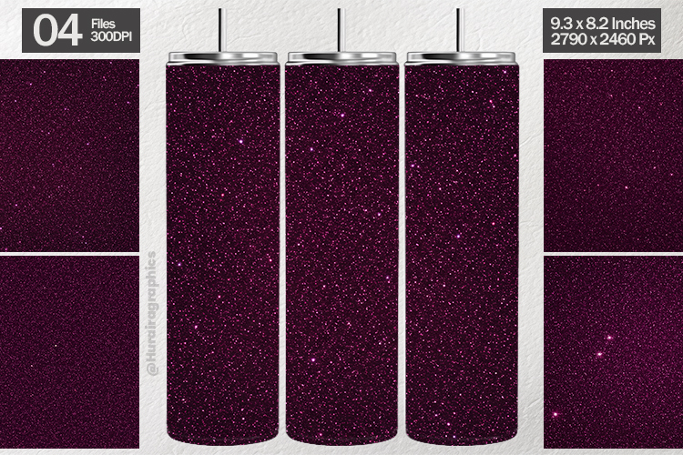 Burgundy Plum Glitter Tumbler Wrap| Tumbler Sublimation