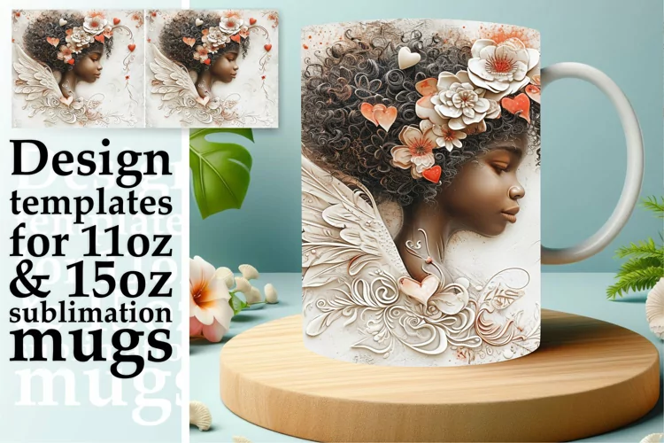 Cupid's Magic on Patterned Mugs