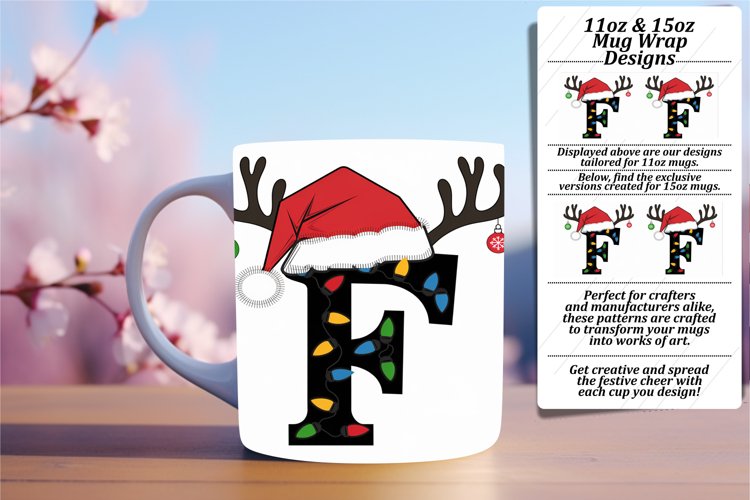 CUSTOM 11oz Mug Wrap PNG Artwork , Christmas