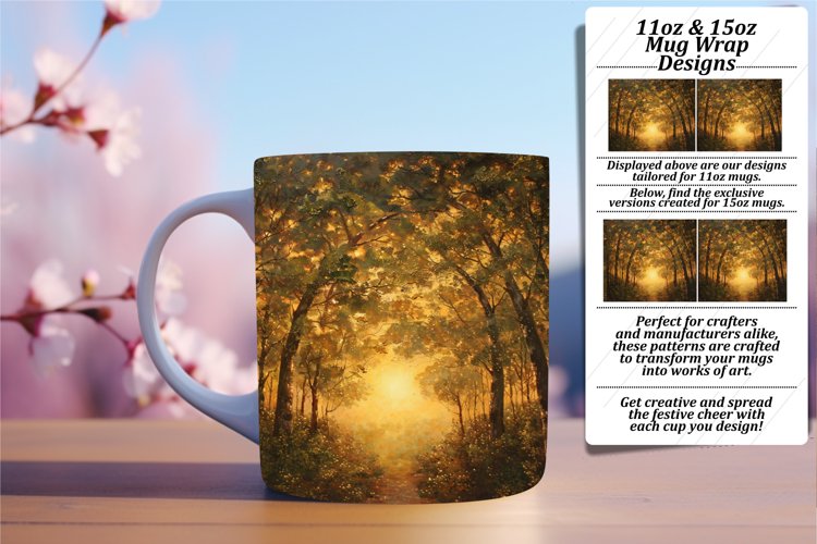 Blossom Haven Mug Designs: Sublimation - Spring