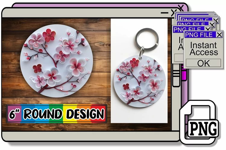 Vibrant 3D Petal Sublimation Essentials