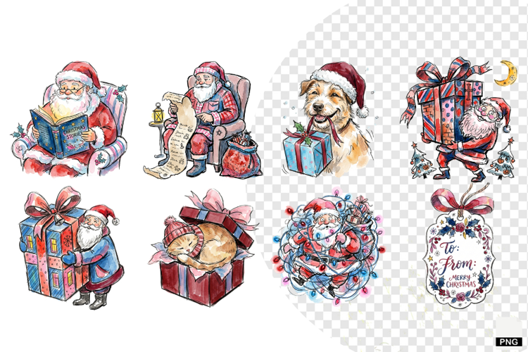 Whimsical Christmas Days Clipart