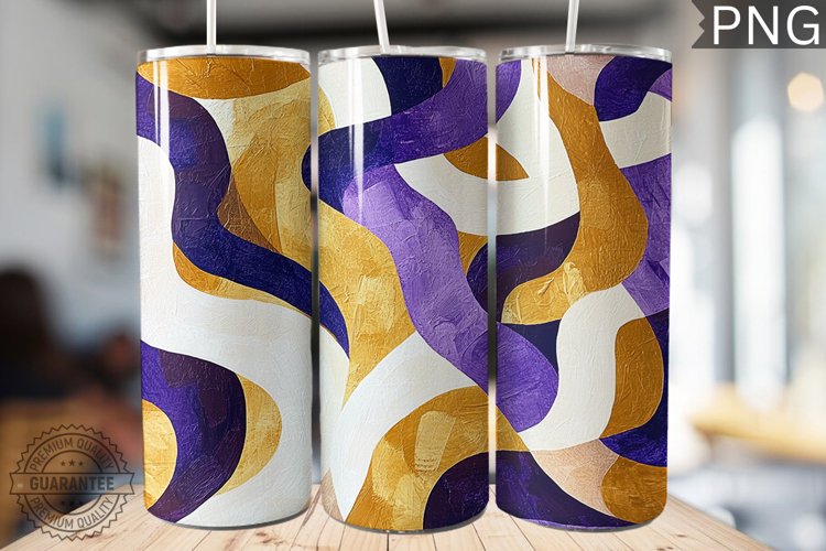 Abstract Pattern Tumbler Warp - High Quality 300 Dpi