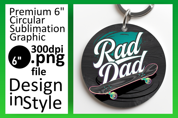 Whimsical Circle Design Car Coaster , Fathers Day