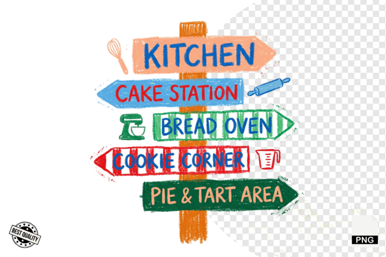 Baking Signpost PNG