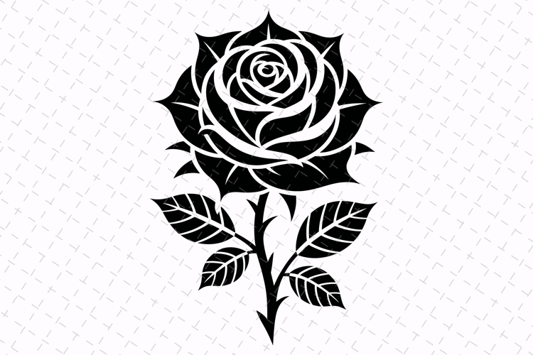 Rose Silhouette Image 11