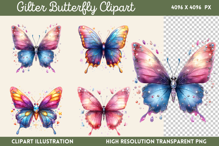 Butterfly Sublimation Designs Image 12