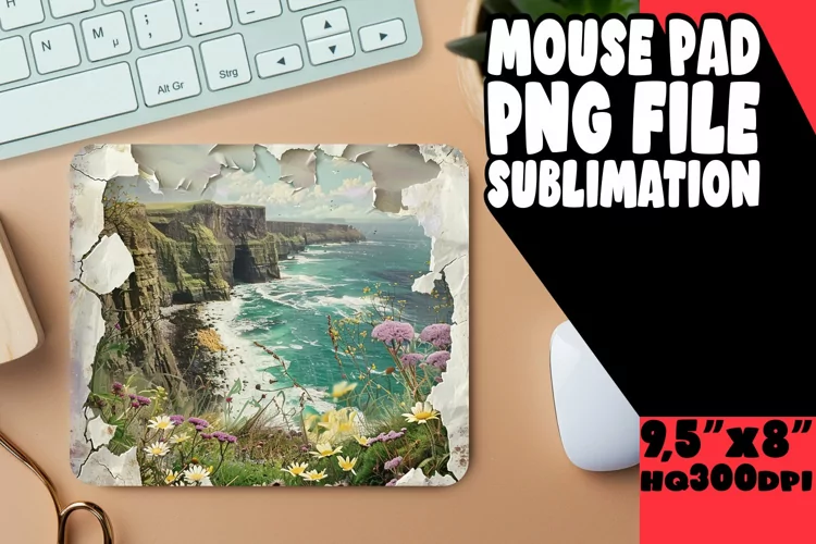 Sunlit Meadow 3D Mousepad Design Sublime Beauty