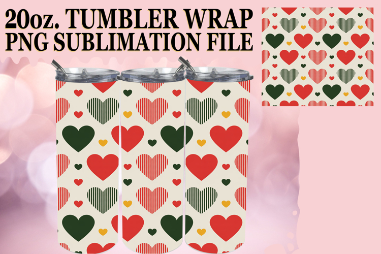 GIFT OF SUNSHINE 20oz TUMBLER WRAP, Valentines Pattern
