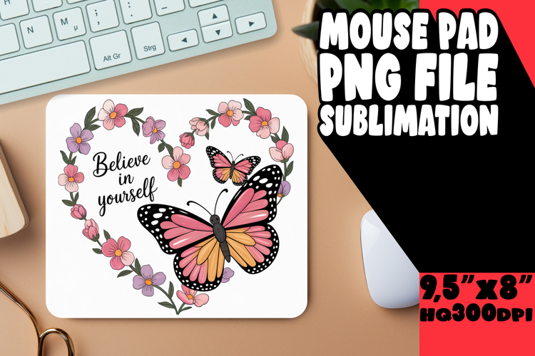 UNIQUE mouse PAD Inspirational Ideas, Butterfly
