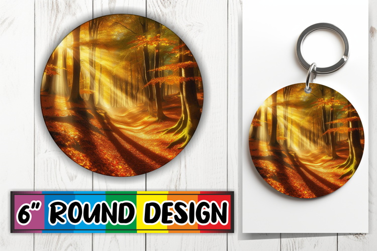 Joyful Sublimation Circle Designs, Autumn