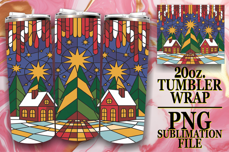 Christmas Tumbler Wrap Image 13