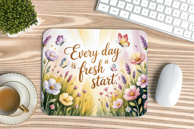 Inspirational Quotes Mouse Pad, Motivational PNG Sublimation