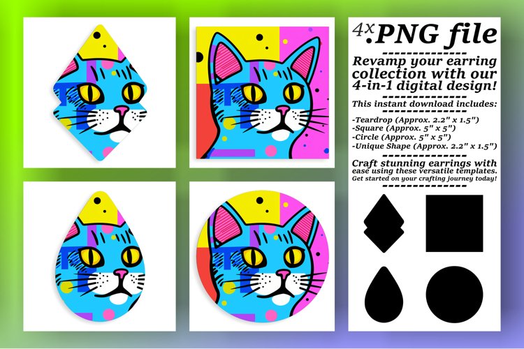 Feline Fantasy: Sublimations in Every Shape example image 1