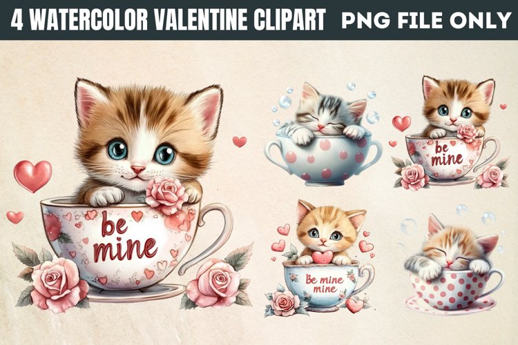 Cute Cat Clipart Image 22