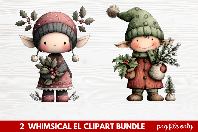 Cute Elf Clipart Image 15