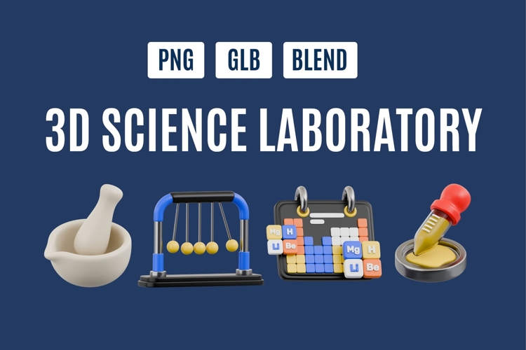 Scientific Experiment 3D Set 03